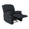 EVA Relax Armchair, Pu Black