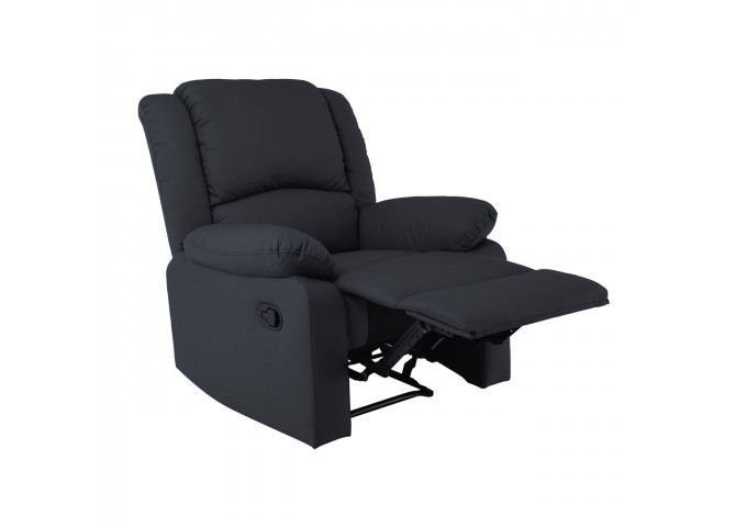EVA Relax Armchair, Pu Black