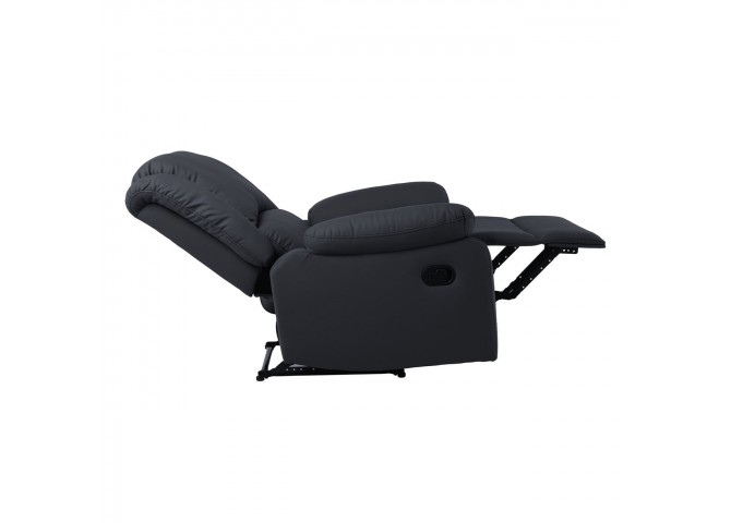 EVA Relax Armchair, Pu Black