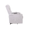 NANCY Lift-Relax Armchair, Fabric Light Grey (Electric Lift & Tilt)