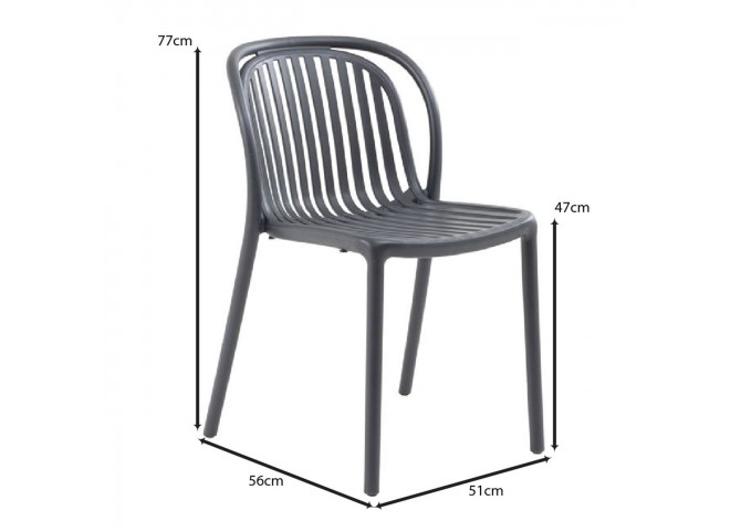 POCO Chair PP-UV Anthracite