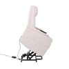 NANCY Lift-Relax Armchair, Fabric Beige (Electric Lift & Tilt)