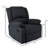 EVA Relax Armchair, Pu Black
