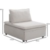 FRANNIE Chair-Bed, Beige Fabric
