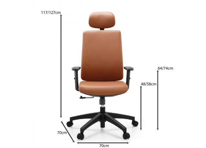 BF8200 Manager Armchair Camel Pu