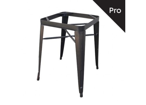 Βάση Τραπεζιού Μεταλλική Antique Black H.73cm
