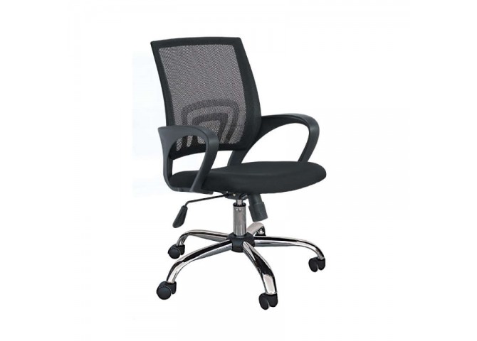 Μοντέρνα καρέκλα γραφείου σε μαύρο χρώμα