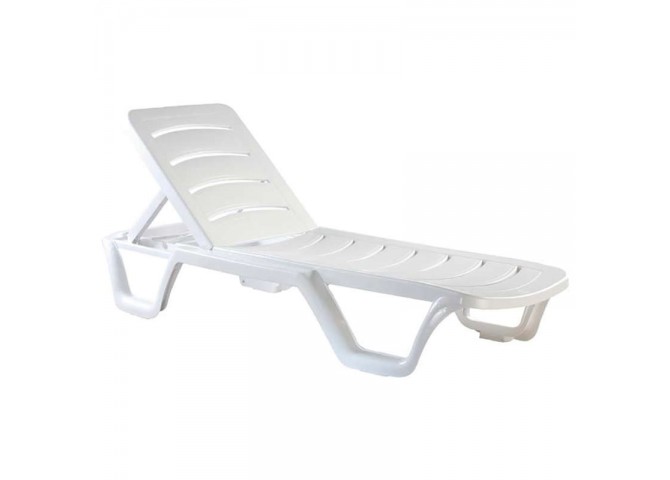 Ξαπλώστρα Bahama white 187x54x30εκ