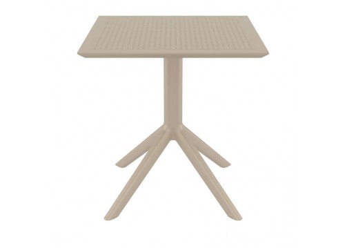 SKY ΤΡΑΠΕΖΙ 70X70X74εκ. DOVE GREY ΠΟΛ/ΝΙΟΥ