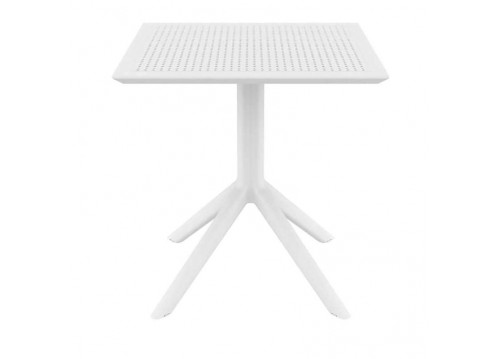 SKY ΤΡΑΠΕΖΙ 70X70X74εκ. WHITE ΠΟΛ/ΝΙΟΥ