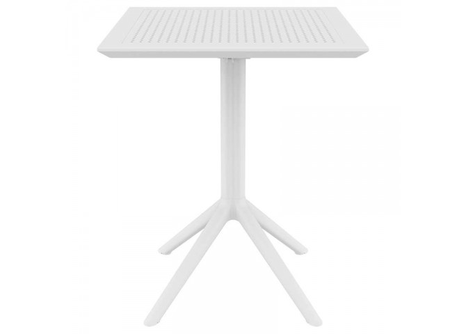 SKY ΤΡΑΠΕΖΙ ΠΤΥΣ/ΝΟ 60Χ60X74εκ. WHITE ΠΟΛ/ΝΙΟΥ
