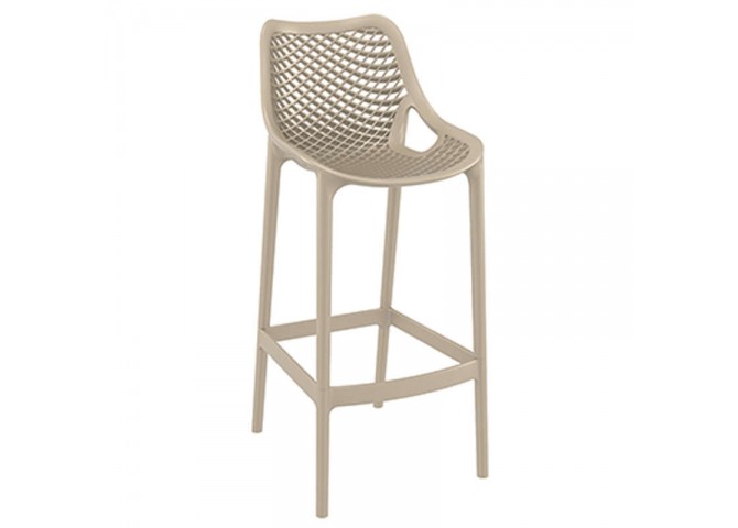 Σκαμπώ Air bar 75 dove grey 45x53x105cm