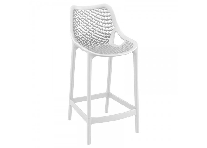 Σκαμπώ Air bar 65 white 44x51x95cm