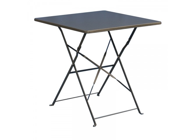 Μεταλλικό τραπέζι πτυσσόμενο 70x70cm