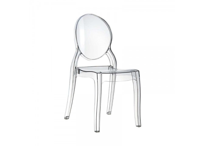 Καρέκλα elizabeth clear transparent