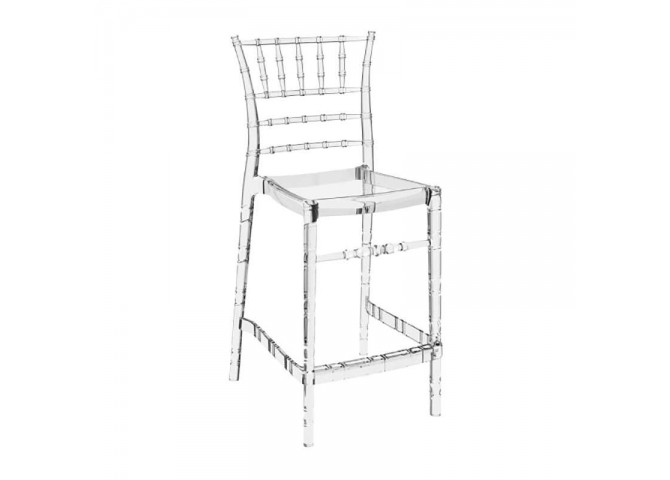 Σκαμπώ Chiavari clear transparent 65cm