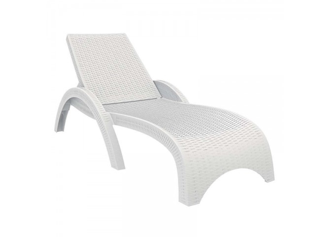 Ξαπλώστρα Fiji white 187x73x44εκ
