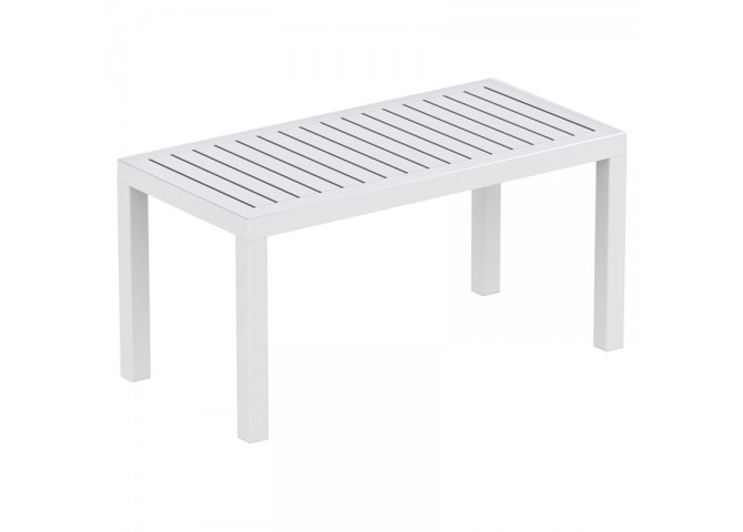 Χαμηλό τραπέζι κήπου Ocean white 90x45x45