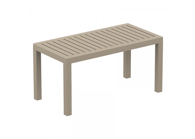 Χαμηλό τραπέζι κήπου Ocean dove grey 90x45x45
