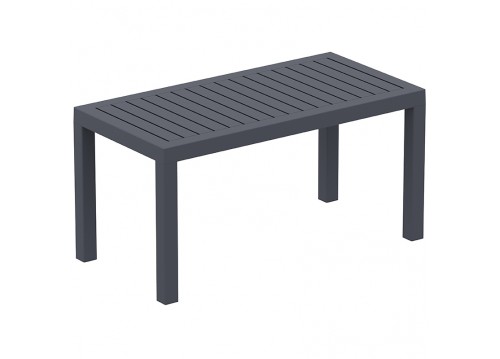 Χαμηλό τραπέζι κήπου Ocean dark grey 90x45x45