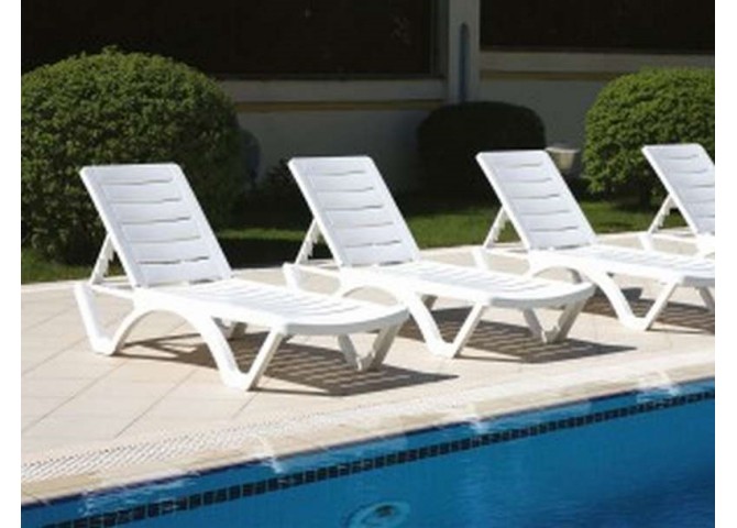 Ξαπλώστρα Aqua white 187x64x30εκ