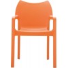 Καρέκλα Diva orange