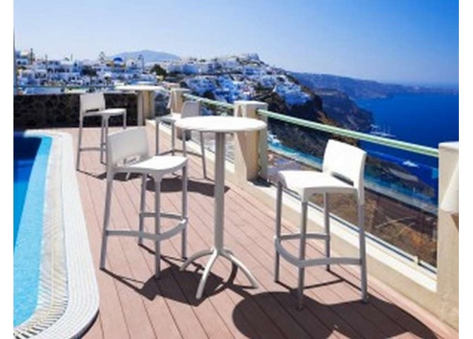 Τραπέζι Octopus bar 60x108cm dove grey