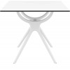 Τραπέζι Air 80x80 white
