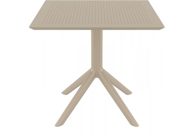 SKY ΤΡΑΠΕΖΙ 80X80X74εκ. DOVE GREY ΠΟΛ/ΝΙΟΥ