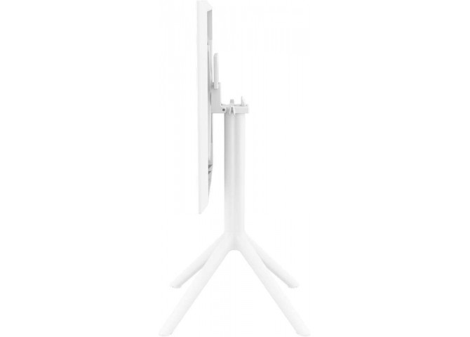 SKY ΤΡΑΠΕΖΙ ΠΤΥΣ/ΝΟ 60Χ60X74εκ. WHITE ΠΟΛ/ΝΙΟΥ