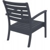 Πολυθρόνα Artemis XL dark grey