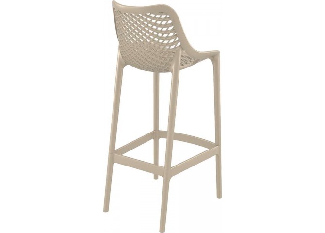 Σκαμπώ Air bar 75 dove grey 45x53x105cm