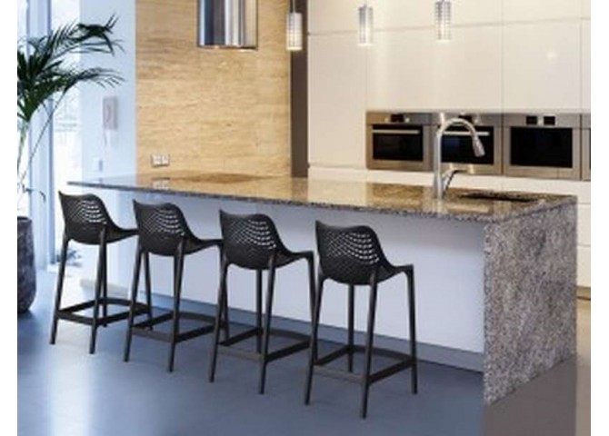 Σκαμπώ Air bar 65 black 44x51x95cm