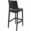 Σκαμπώ μπαρ Maya black 75cm