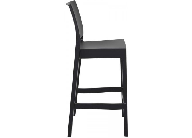 Σκαμπώ μπαρ Maya black 75cm