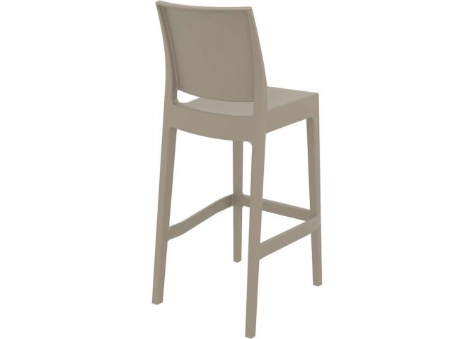Σκαμπώ μπαρ Maya dove grey 75cm