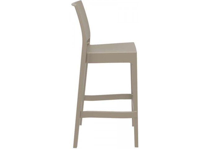 Σκαμπώ μπαρ Maya dove grey 75cm