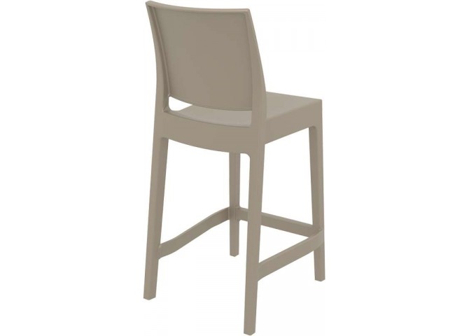 Σκαμπώ μπαρ Maya dove grey 65cm