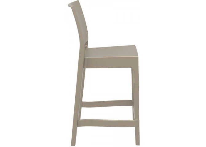 Σκαμπώ μπαρ Maya dove grey 65cm
