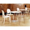 Καρέκλα elizabeth glossy white