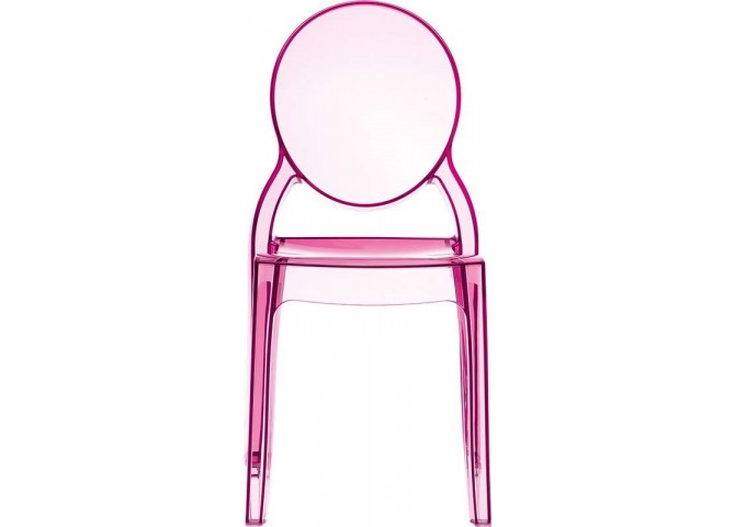 Καρέκλα elizabeth pink transparent