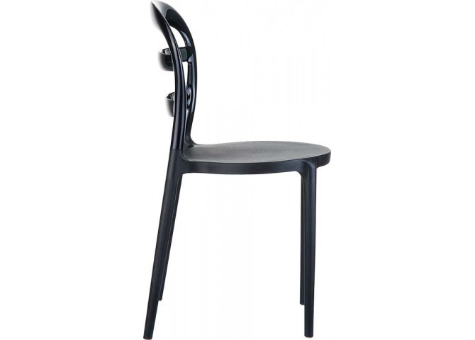 Καρέκλα Miss Bibi black/black transparent