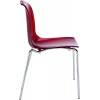 Καρέκλα Allegra red transparent