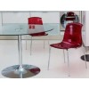 Καρέκλα Allegra red transparent