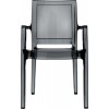 Καρέκλα arthur black transparent