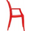 Καρέκλα arthur glossy red