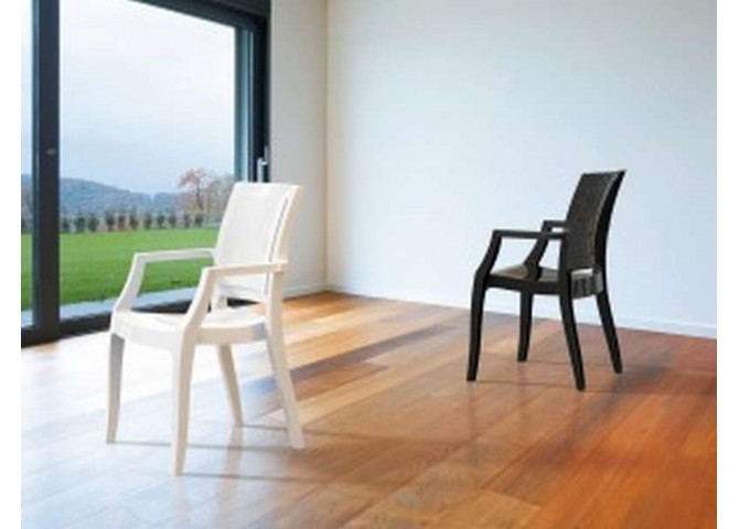 Καρέκλα arthur glossy white