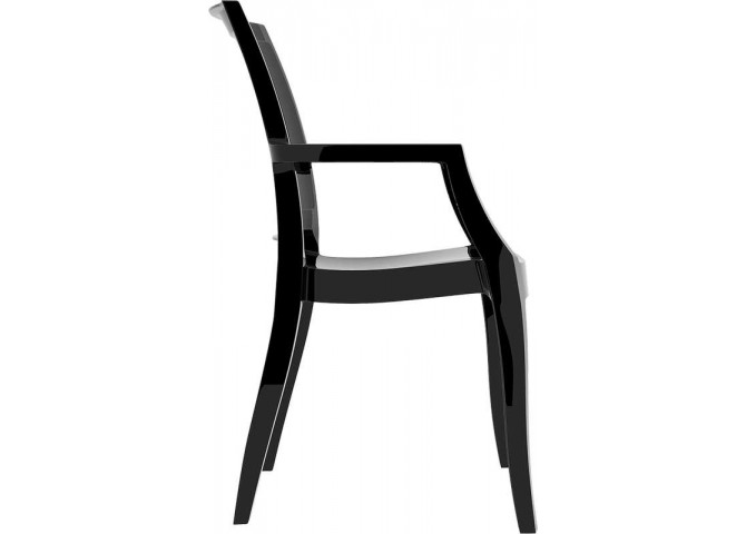 Καρέκλα arthur glossy black