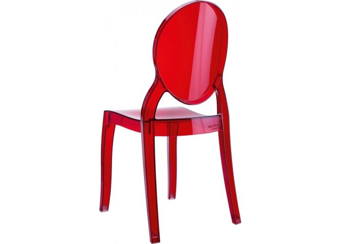 Παιδική Καρέκλα baby elizabeth red transparent