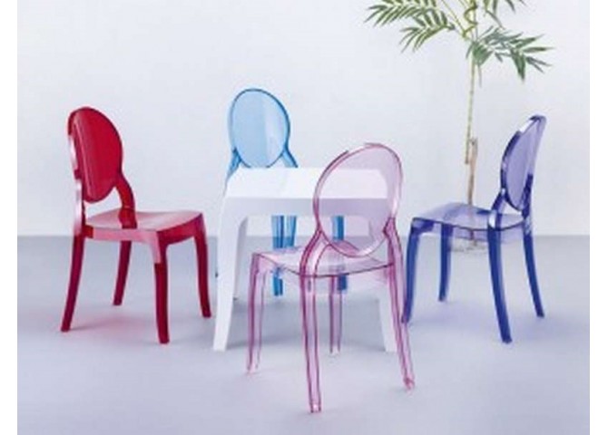 Παιδική Καρέκλα baby elizabeth red transparent